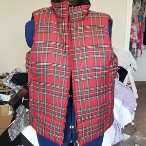 Chaps Plaid Vest